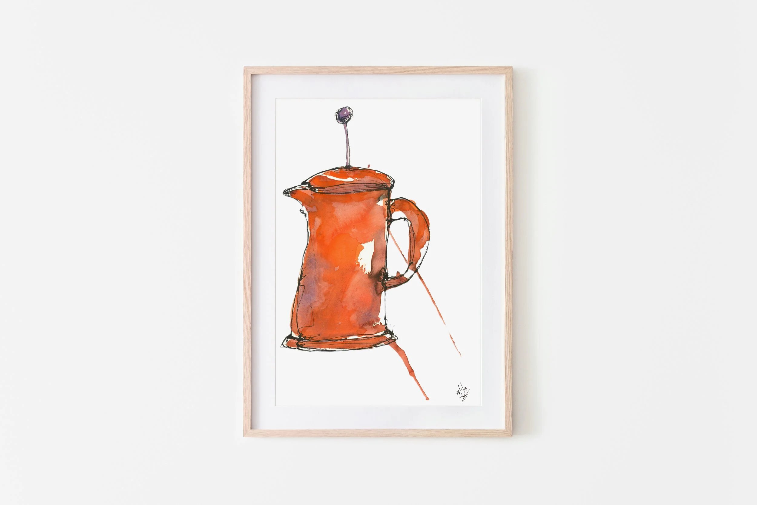 Le Cafetiere. (Framed).jpg