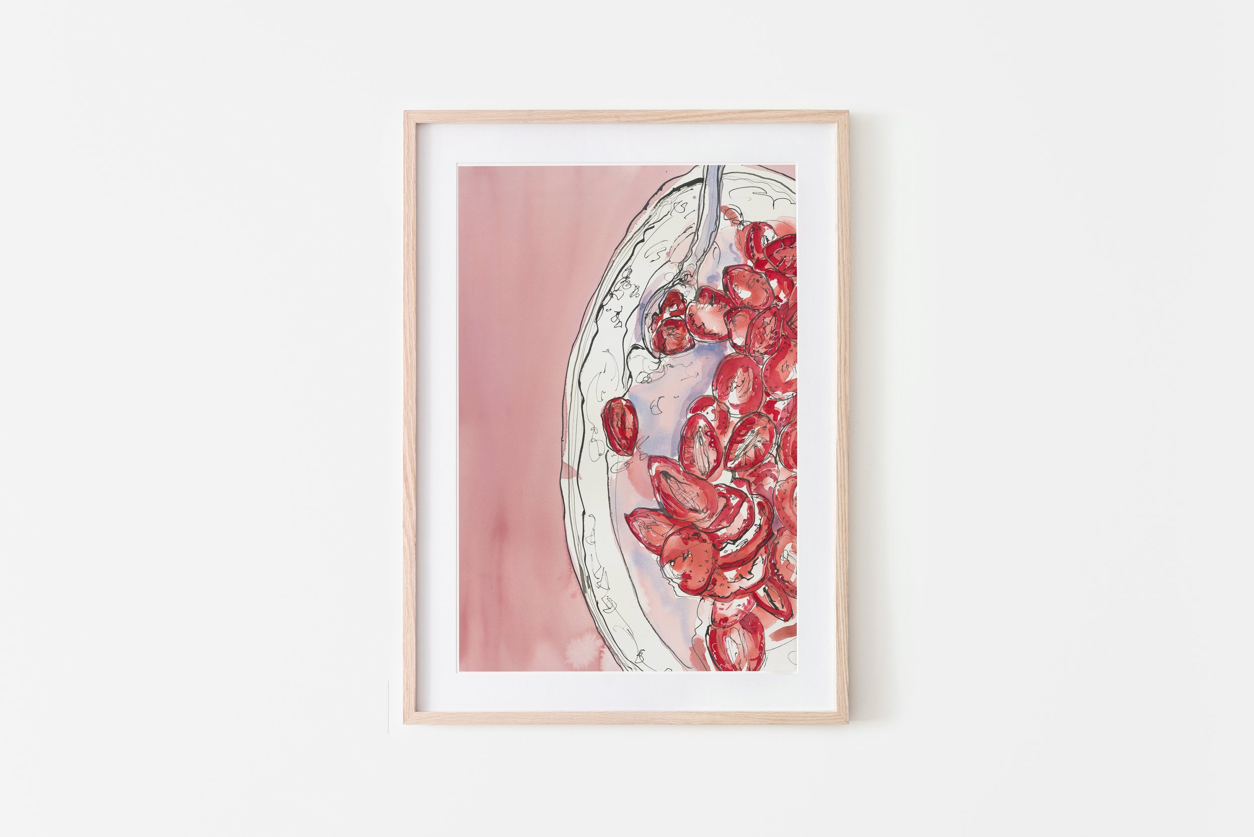 'Strawberries' - Illustrated Print (2026)