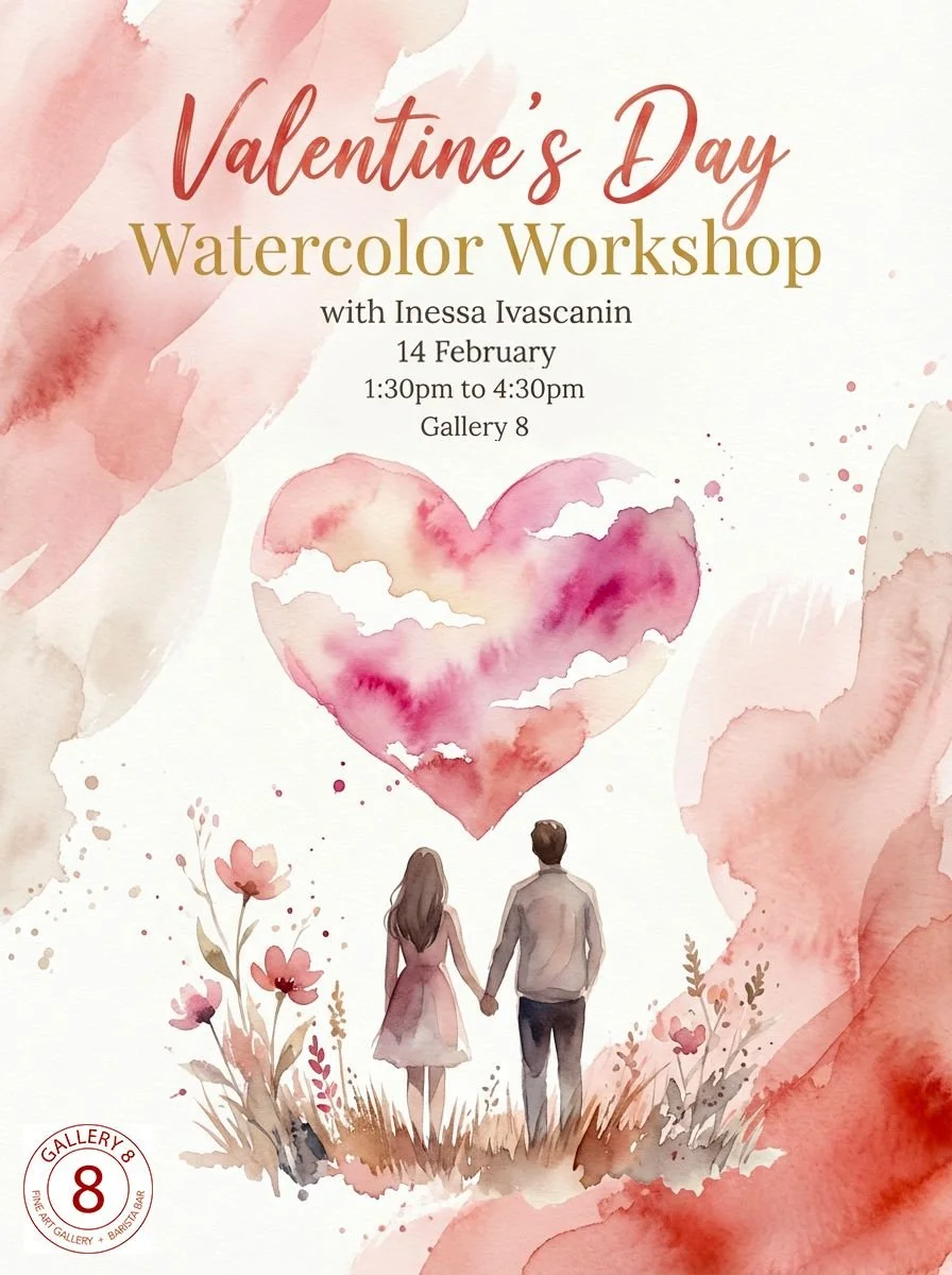 Art Workshop 1.30pm - 4.30pm Watercolour 