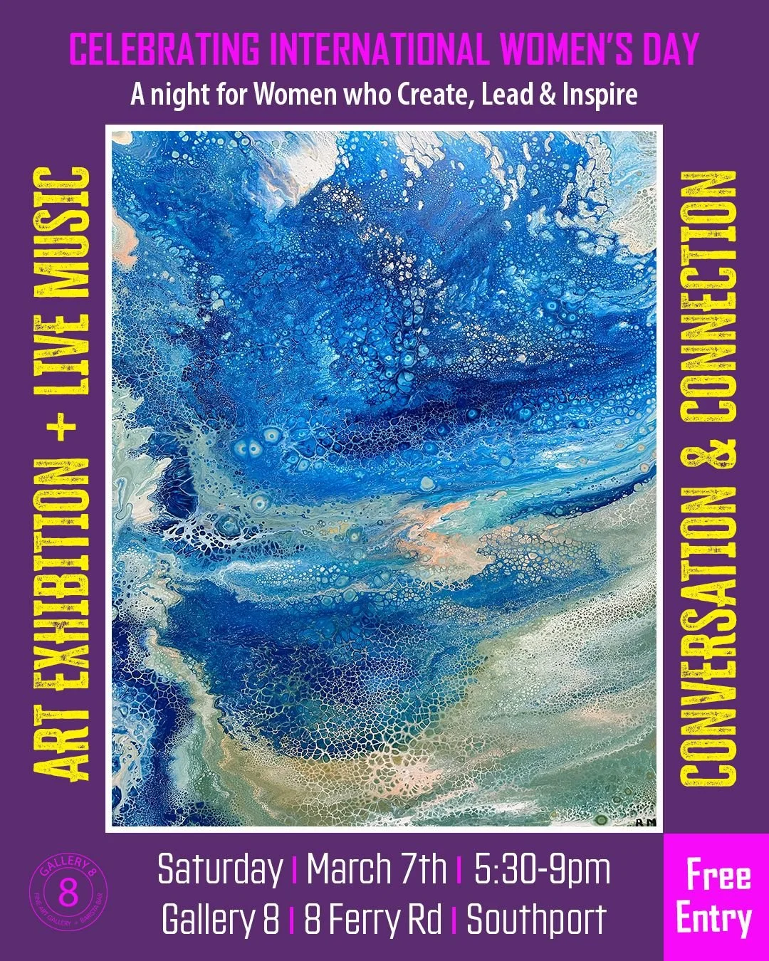 Now Showing “Women in Art” – A Special March Exhibition.  Vote for peoples Choice