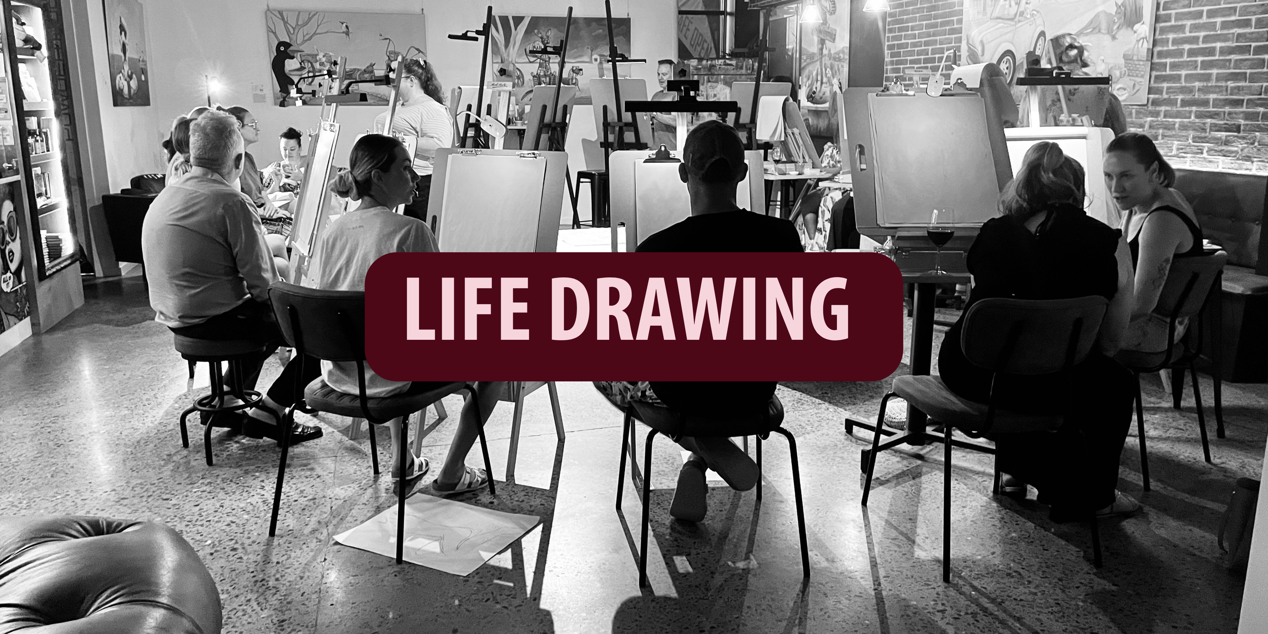 Life Drawing 6.00pm - 8.30pm - Female Model