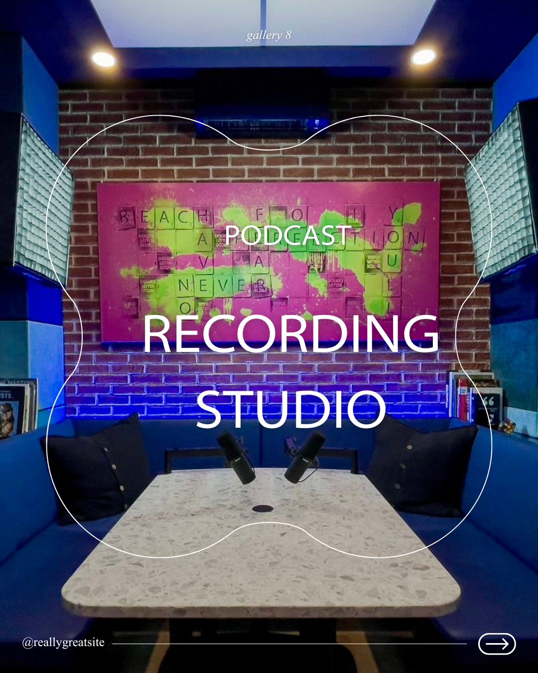 Learn more about renting our Podcast Studio