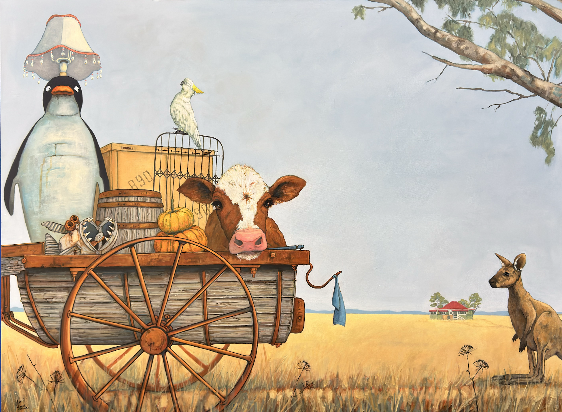 Bound For Market | Original Painting