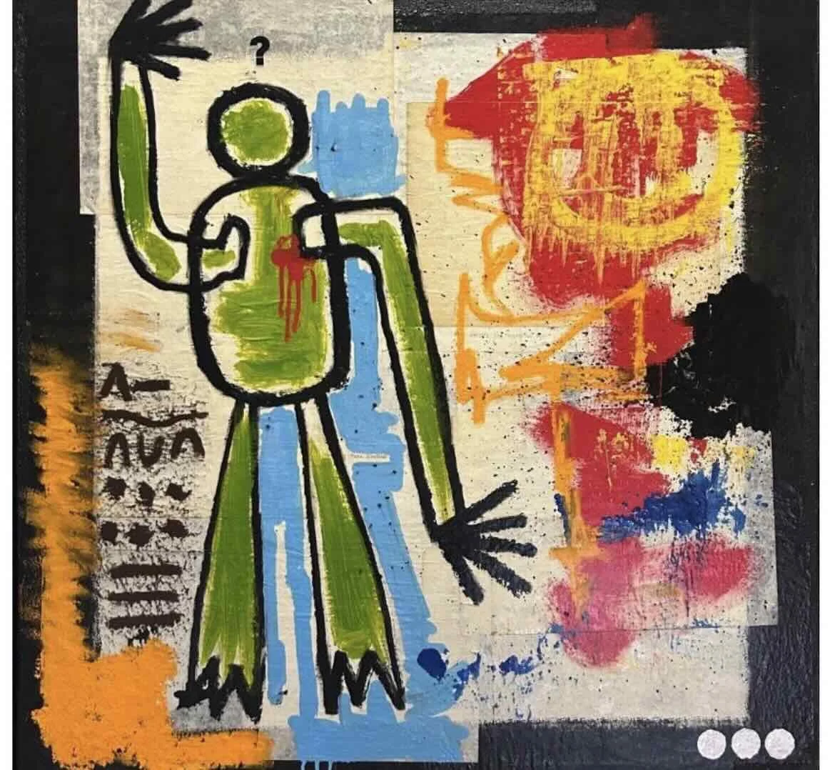 Title:  Alone  Size: 76cm x 76cm 