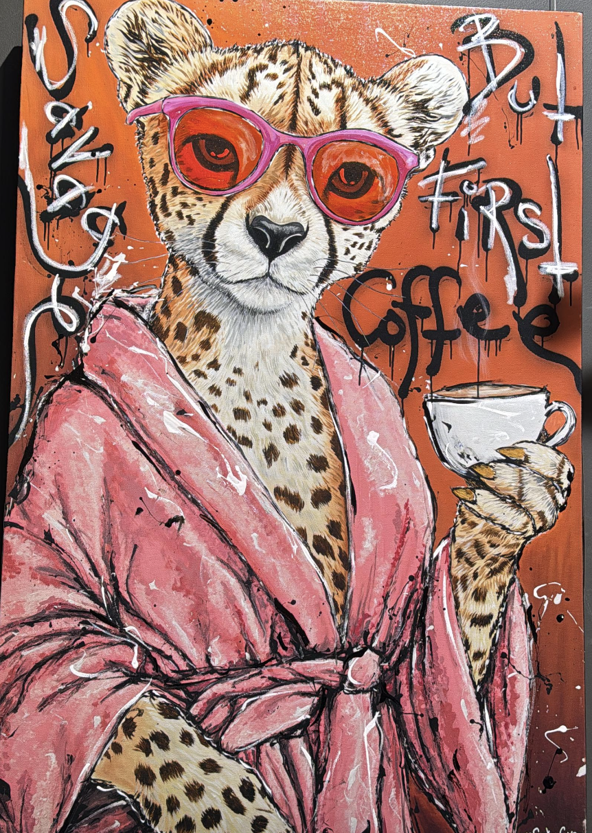 Title:  Savage but first coffee 