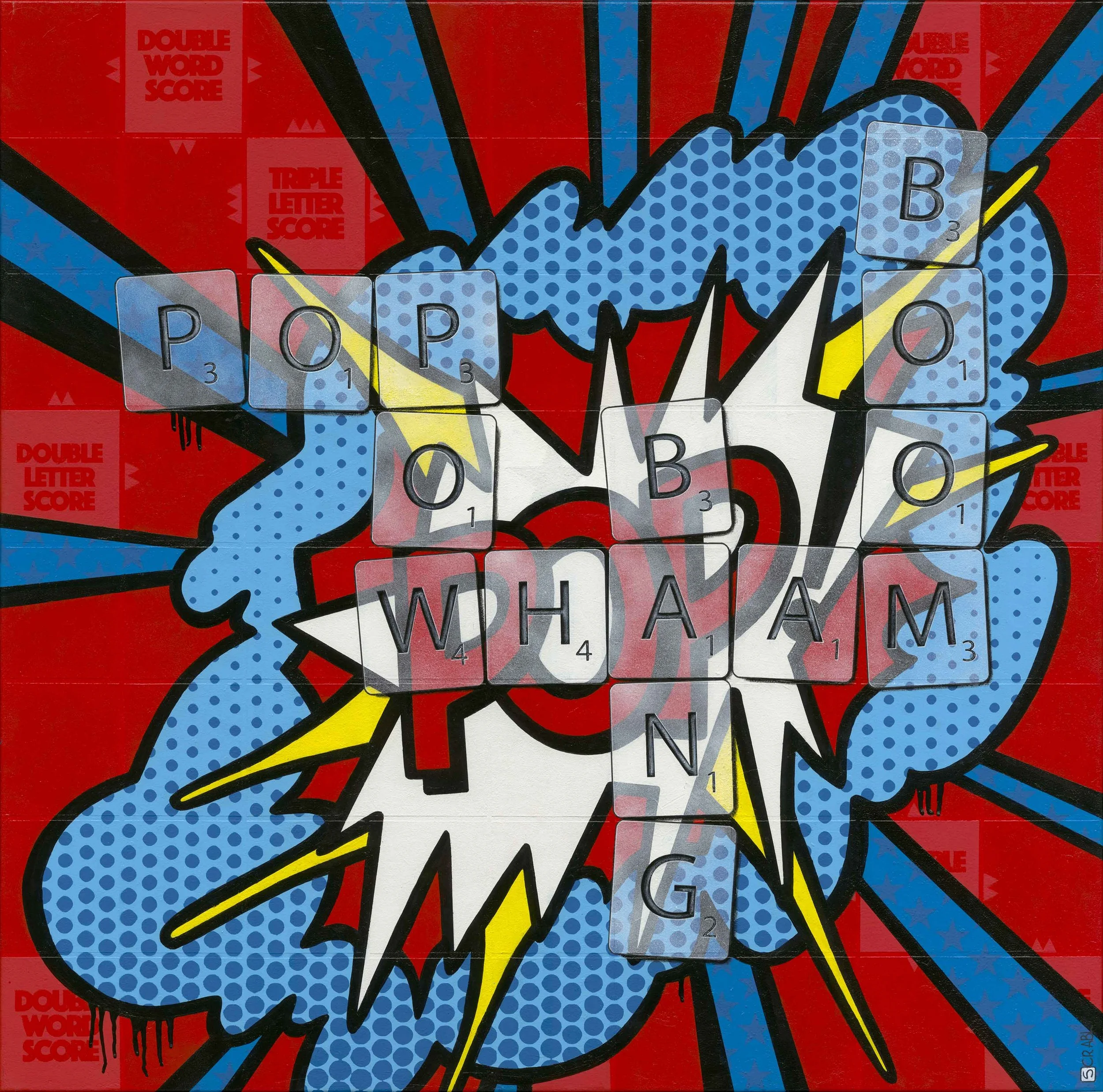 Pop Art Original painting by Hayden Bone 