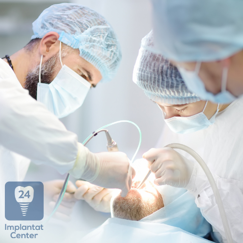 Vorgehensweise bei einer Zahnimplantation unter Dämmerschlaf