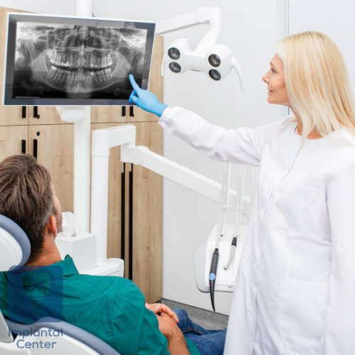 Vorbereitung des Patienten vor einer Zahnimplantation