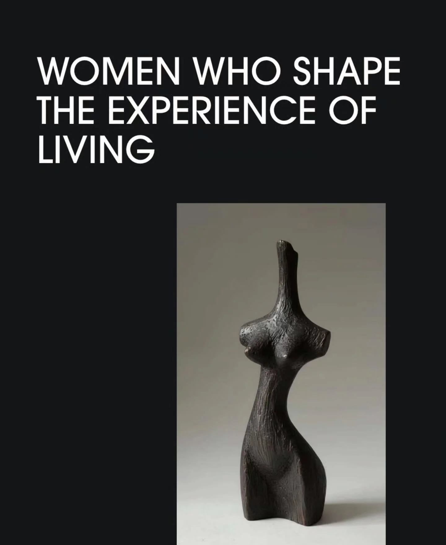 There are women whose work doesn&rsquo;t just add to a space. It defines how it&rsquo;s experienced.

This was not about gathering brands. It was about recognizing alignment.

A shared way of seeing. A commitment to form, to material, to presence.

A