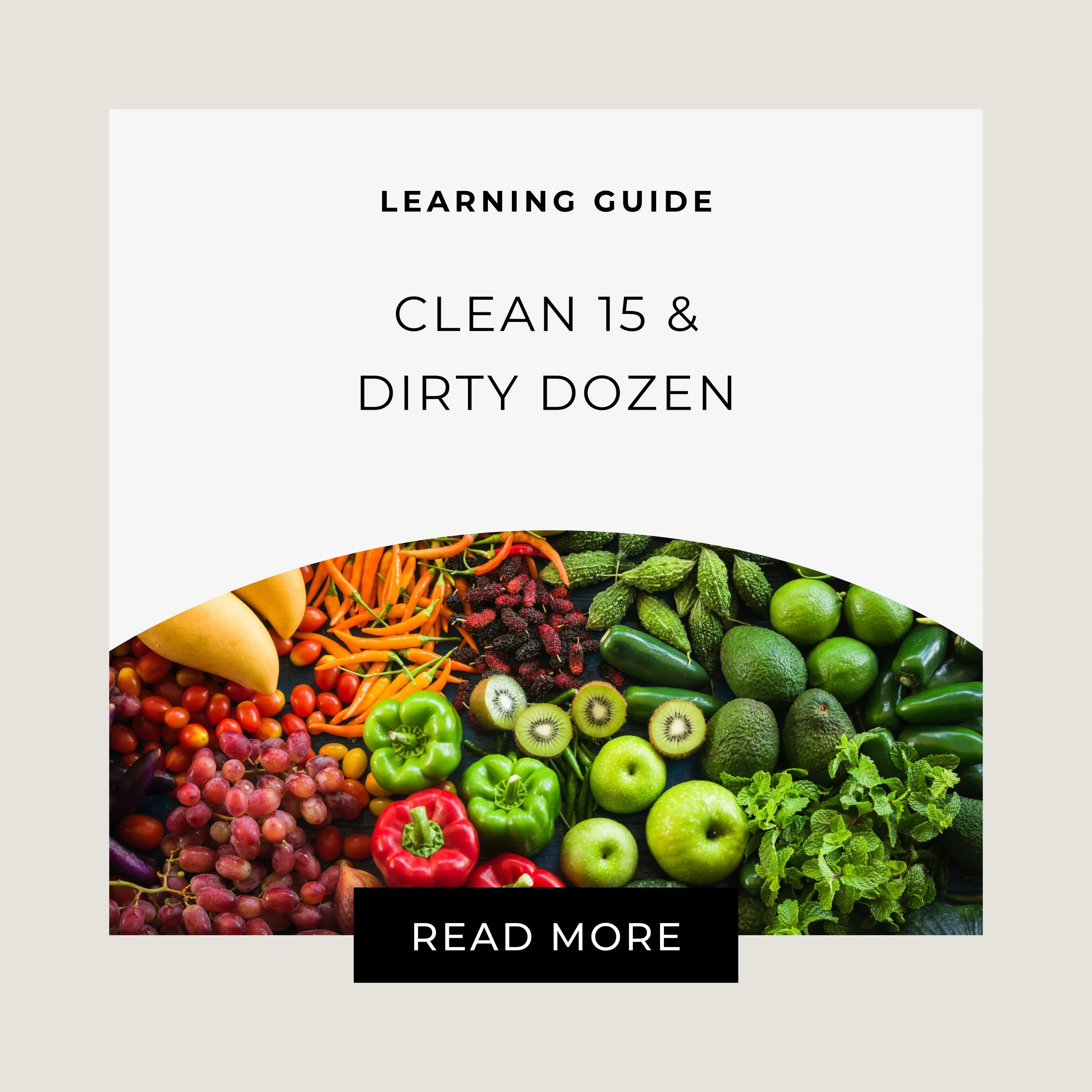 Clean 15 and Dirty Dozen