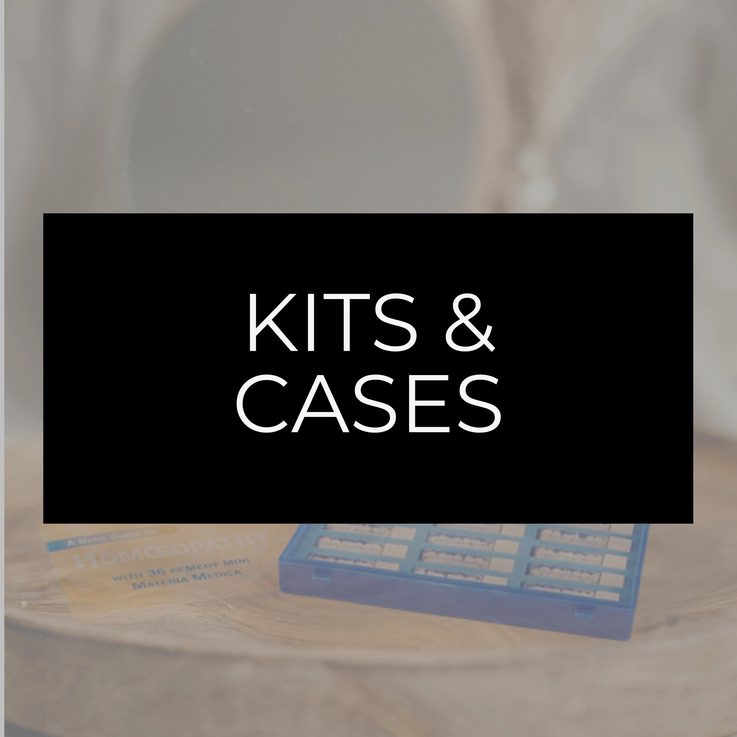 Buy homeopathic kits online including the  Helios 36 Remedy Kit. and various travel cases.