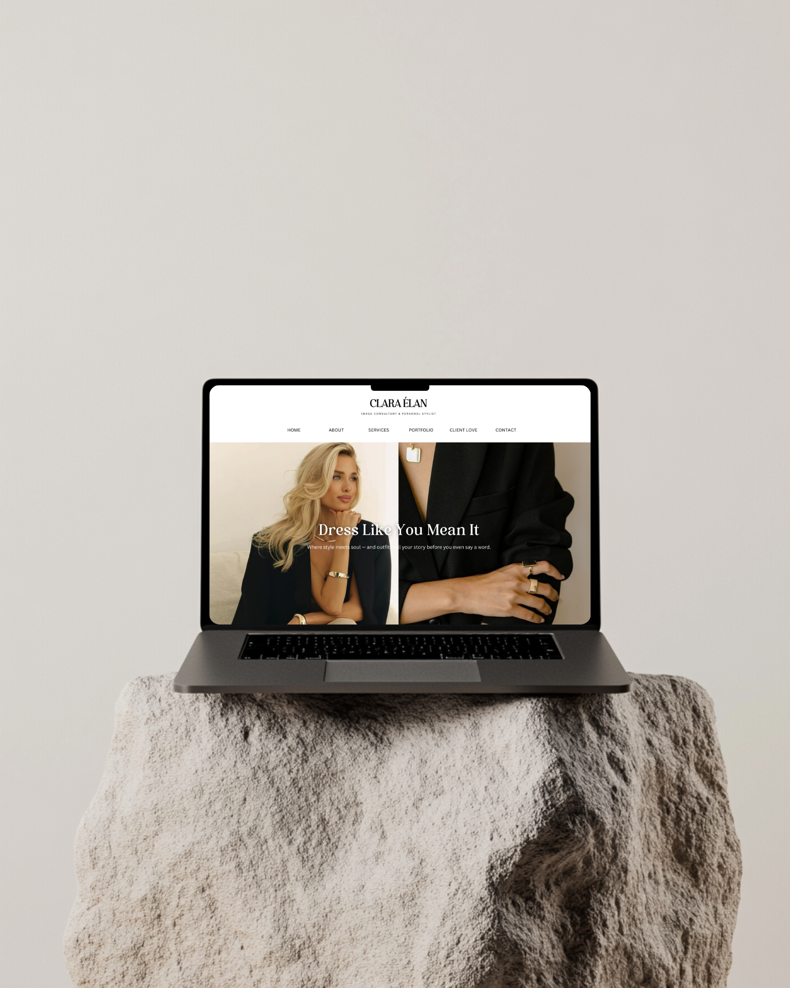 Website design profesional pentru femei antreprenor brand personal