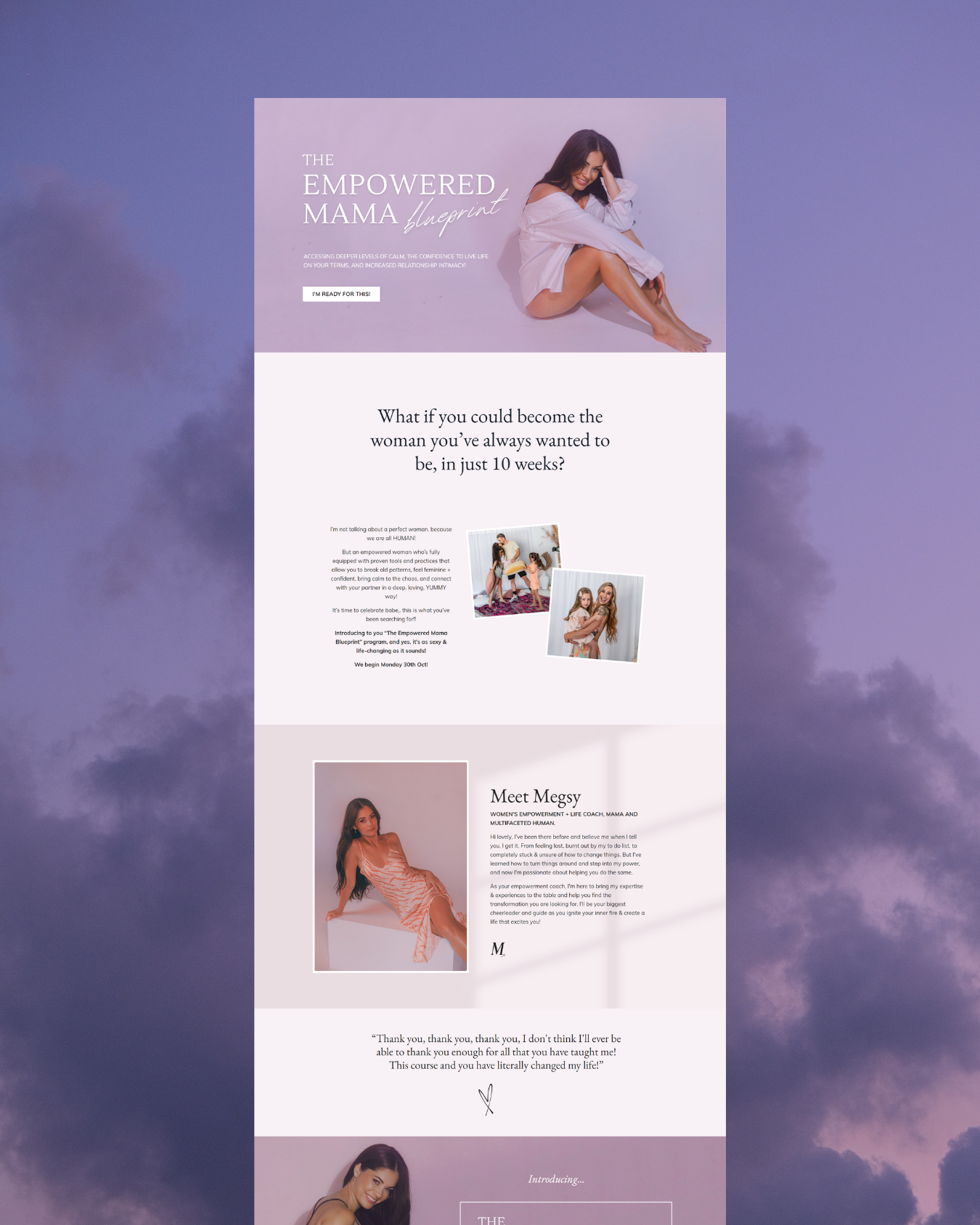 website design profesional pentru femei antreprenor brand personal, site web elegant și rafinat pentru brand personal feminin, website design minimalist feminin pentru femei antreprenor, prezență online profesională pentru brand personal feminin