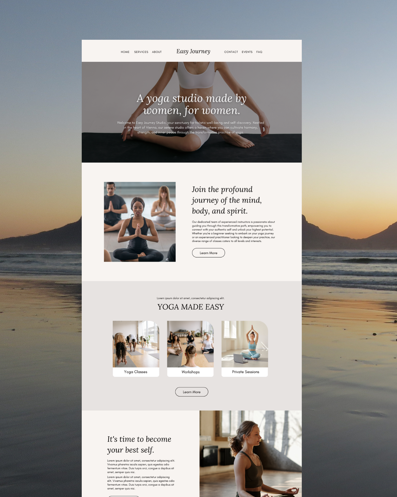 website design profesional pentru femei antreprenor brand personal, site web elegant și rafinat pentru brand personal feminin, website design minimalist feminin pentru femei antreprenor, prezență online profesională pentru brand personal feminin