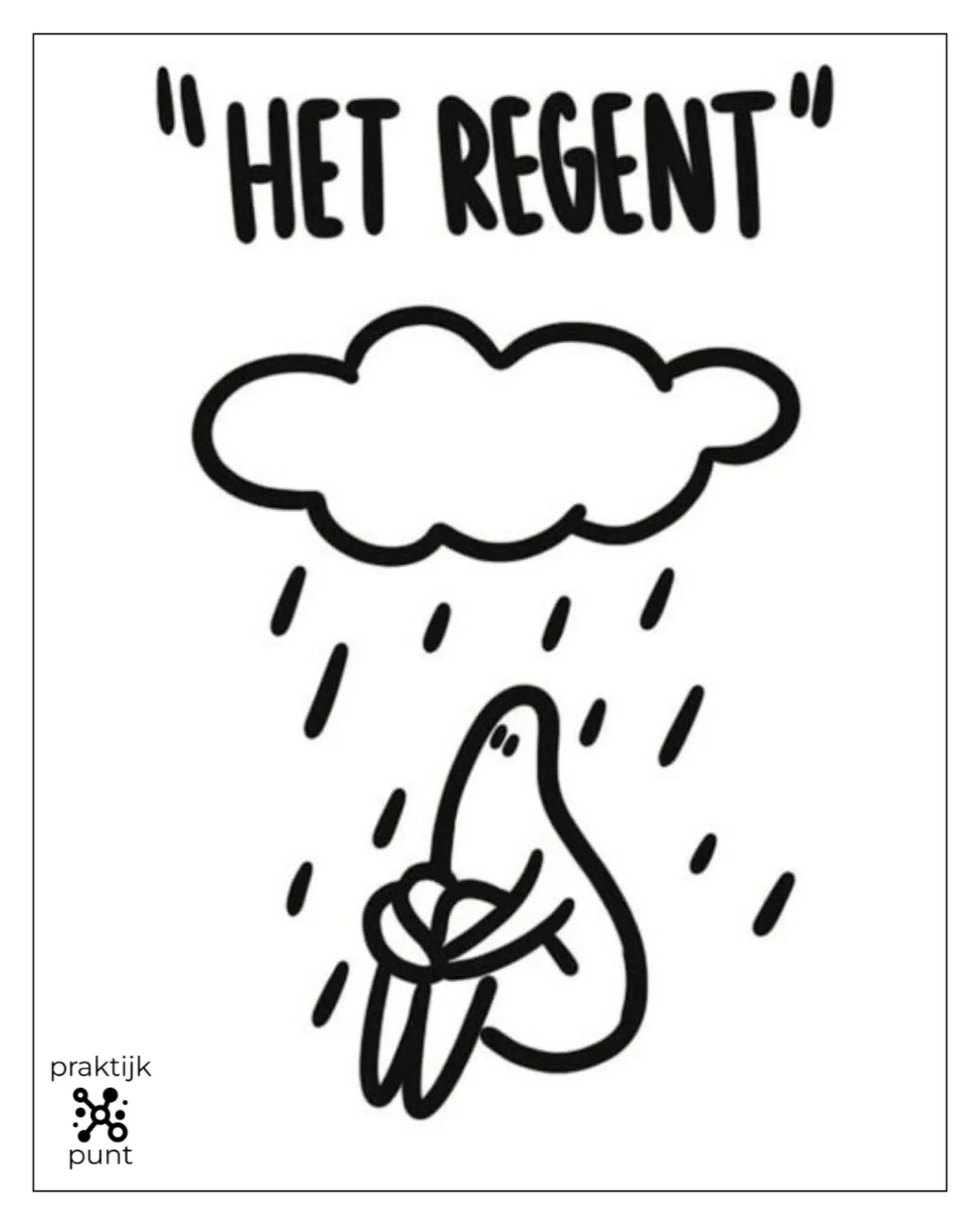 ACCEPTATIEPUNT. 

&quot;Het regent&quot;

Je kan denken: &quot;Ik hou niet van regen, mijn planning zal fout lopen omwille van de regen, waarom regent het &aacute;ltijd? Ik hoop dat het stopt!&quot; 🌧

Wat je ook kunt denken: &quot;Ahja, ik zie het.