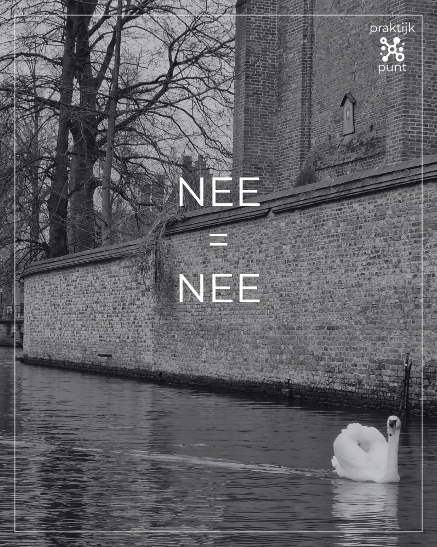 NEE = NEE.

En zwijgen, bevriezen, stil worden, betekent ook nee! ❌️

De meeste mensen zijn helemaal niet zo assertief dat ze hun grenzen kunnen aangeven wanneer deze overschreden worden. En zeker wanneer er seksueel over je grens wordt gegaan, gaat 
