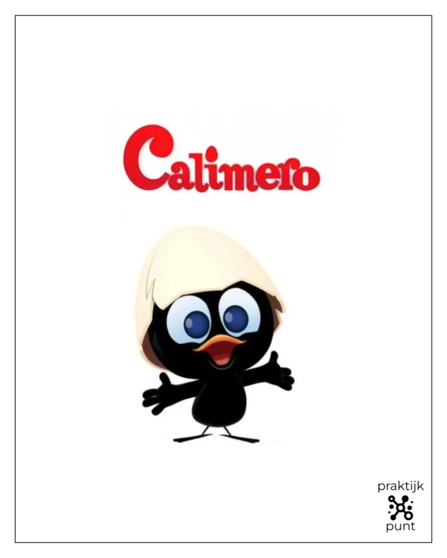 CALIMERO.

Ken jij #Calimero nog? Het zwarte tekenfilm kuikentje in een gezin met alleen maar gele kuikens. 🐣

Zijn meest gekende uitspraak is: 'Zij zijn groot en ik is klein en dat is niet eerlijk!'

Iedereen is af en toe wel een beetje Calimero. I