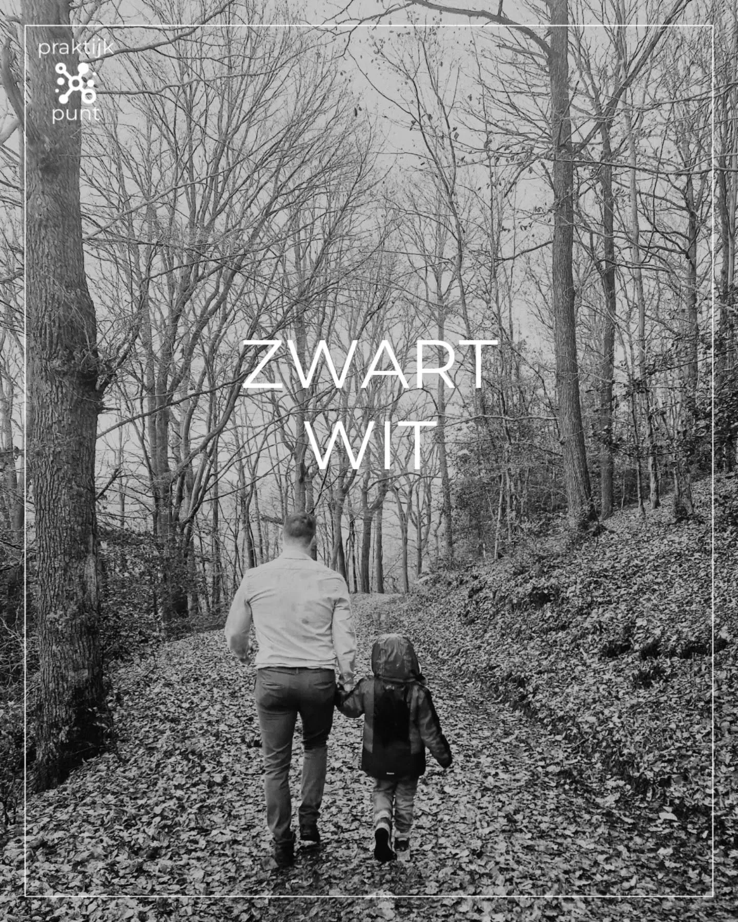 ZWART-WIT (denken).

Mopje van @loesjevdposters: Wat te doen in het bos?
Tegen de berken - en jezelf - zeggen dat het allemaal niet zo zwart-wit is 😉

#zwartwitdenken #positiviteit
#praktijkpunt