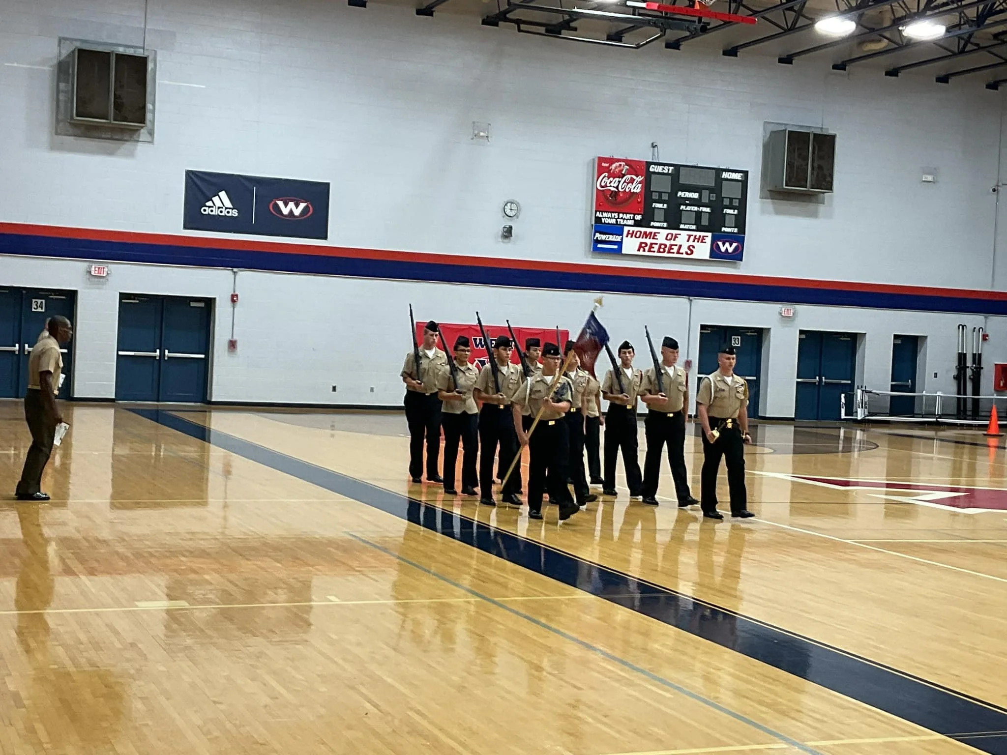 Drill Competition at West High School.