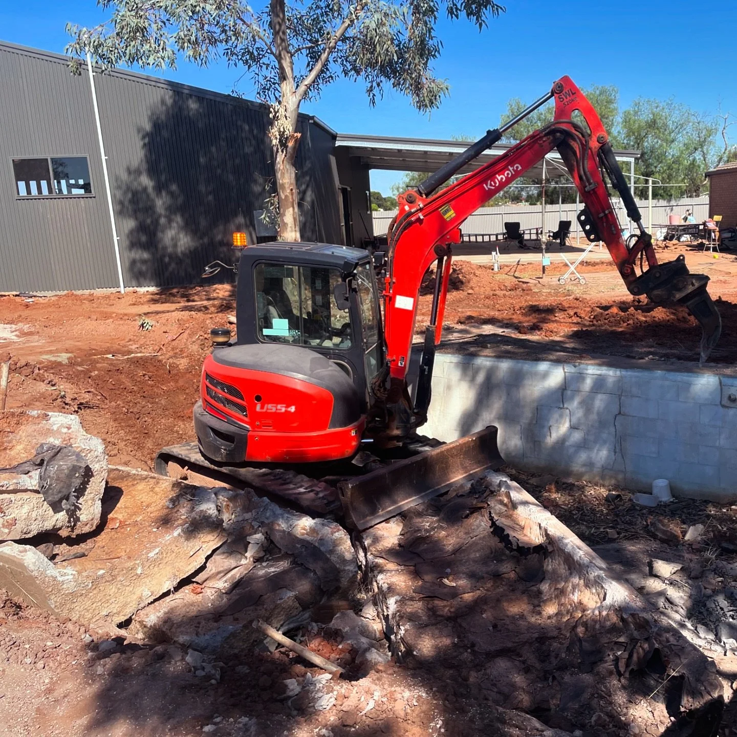 At Cassin Street, it&rsquo;s not just about shed building 🔨

Micko has been hard at work - caving a pool in while the boys continue on the shed.

No two days are ever the same around here!