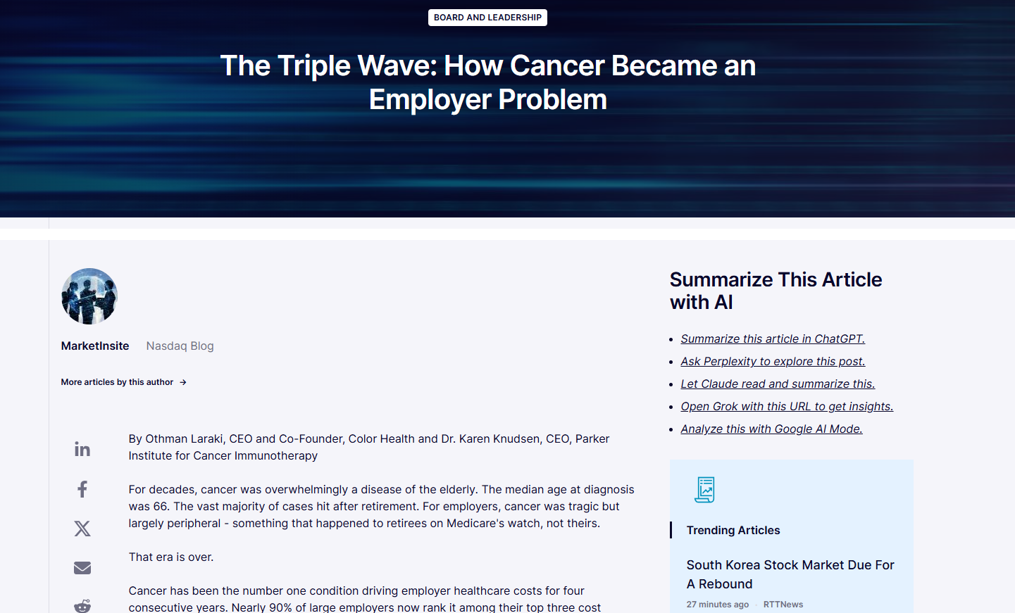Triple Wave NASDAQ blog