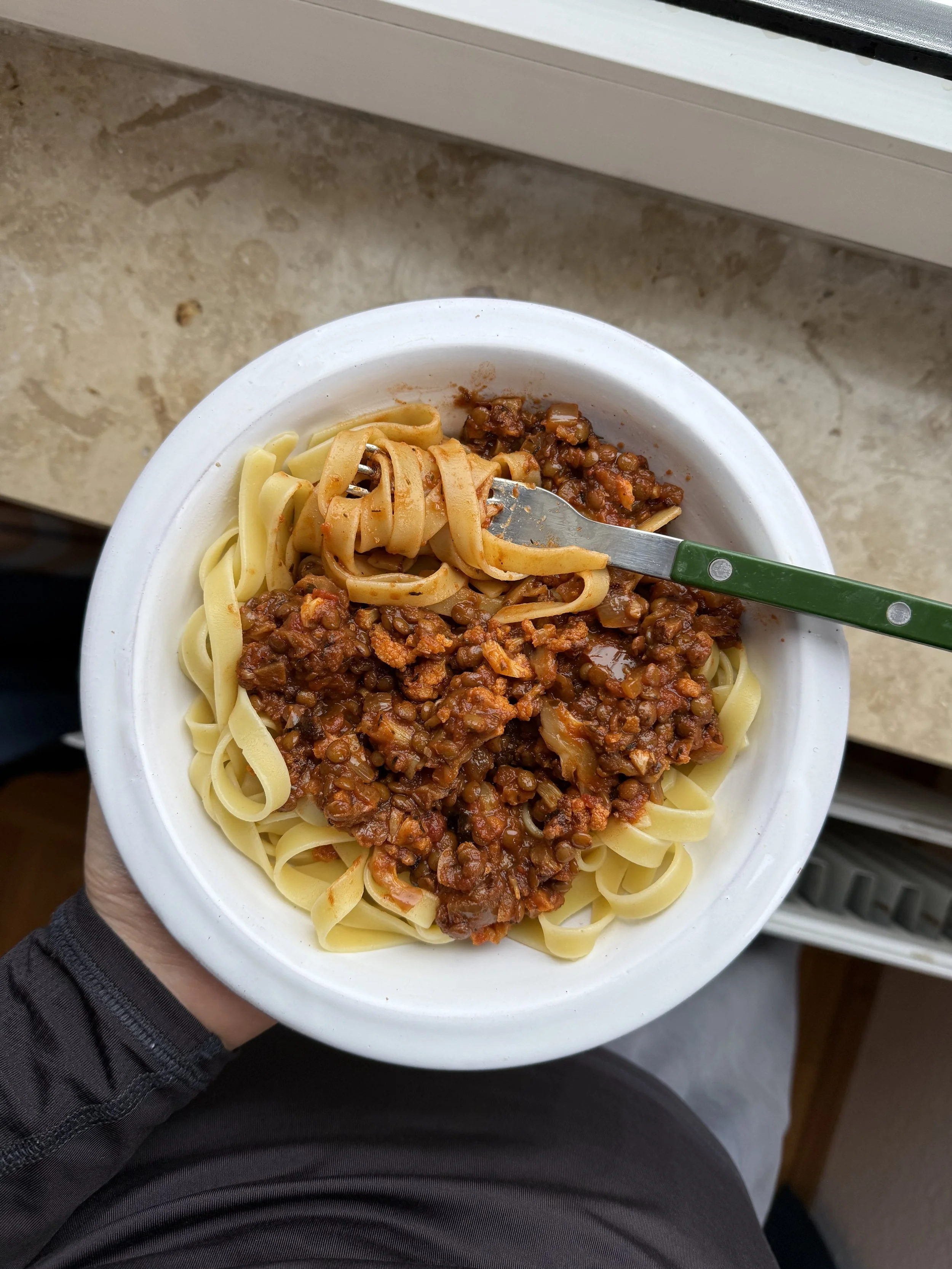 cauliflower lentil ragu