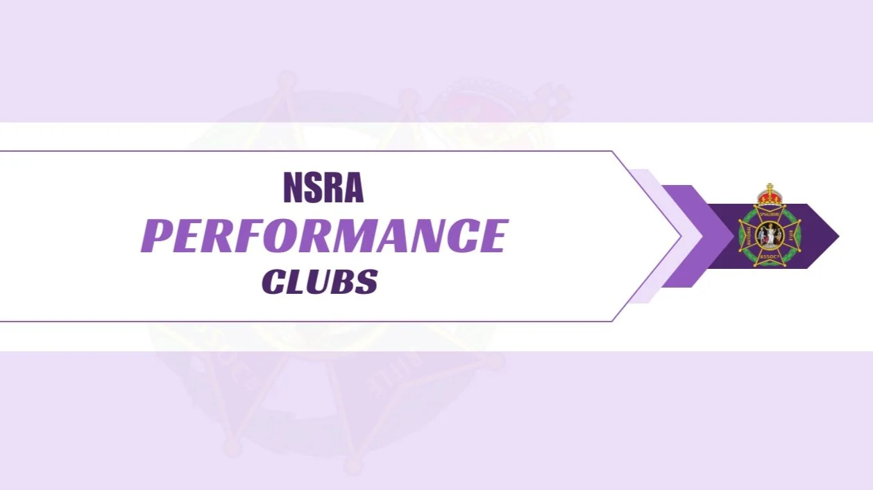 Performance Club Sign NSRA - National Small-bore Rifle Association