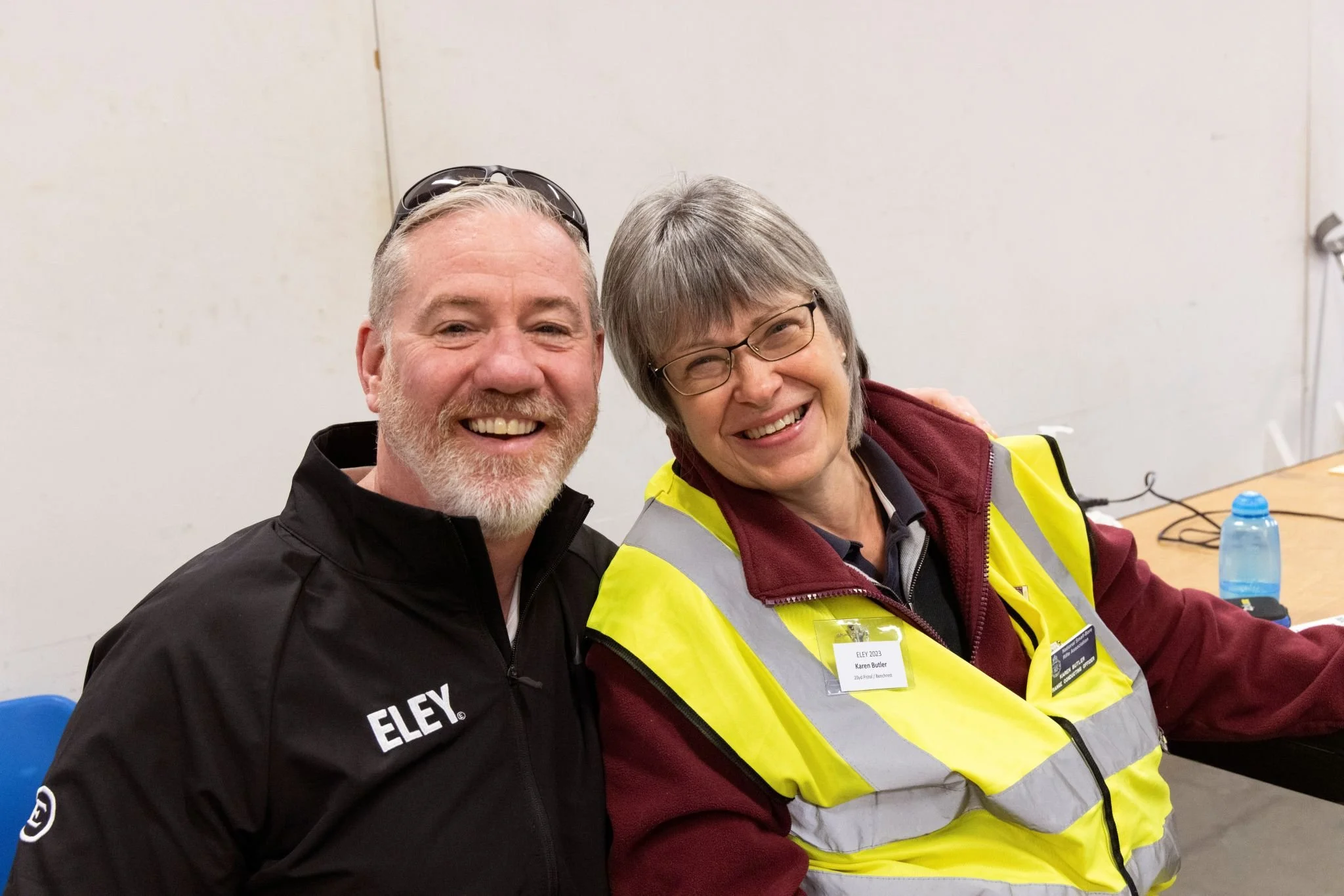 Volunteers at an event