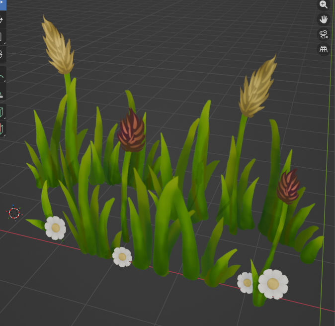 Setting up in Blender with planes, trying to see how it balances