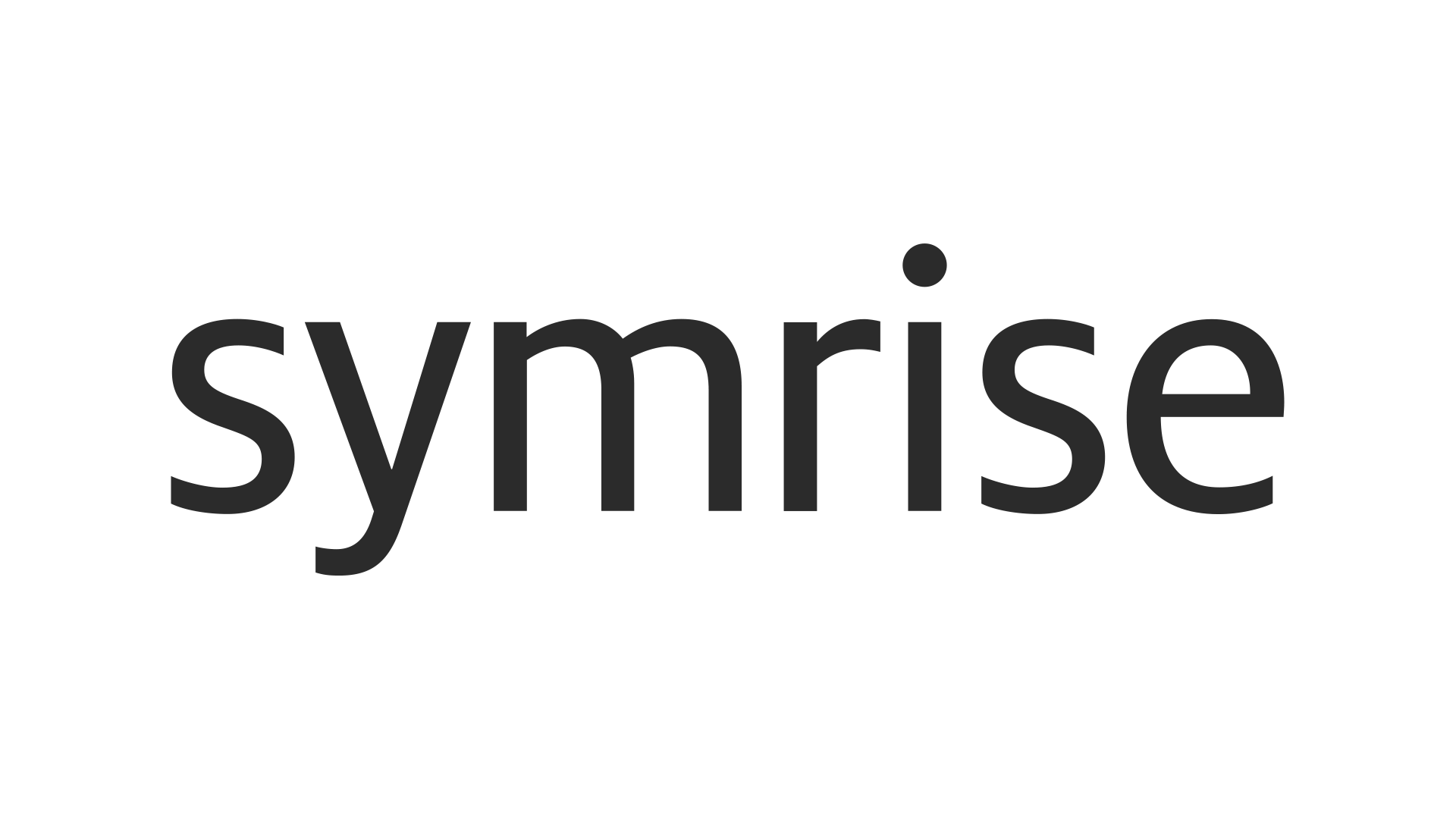 Text graphic with the words 'converge' and 'symmetric' in black on a white background.
