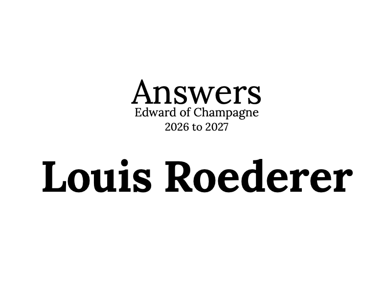 ANSWERS: Louis Roederer