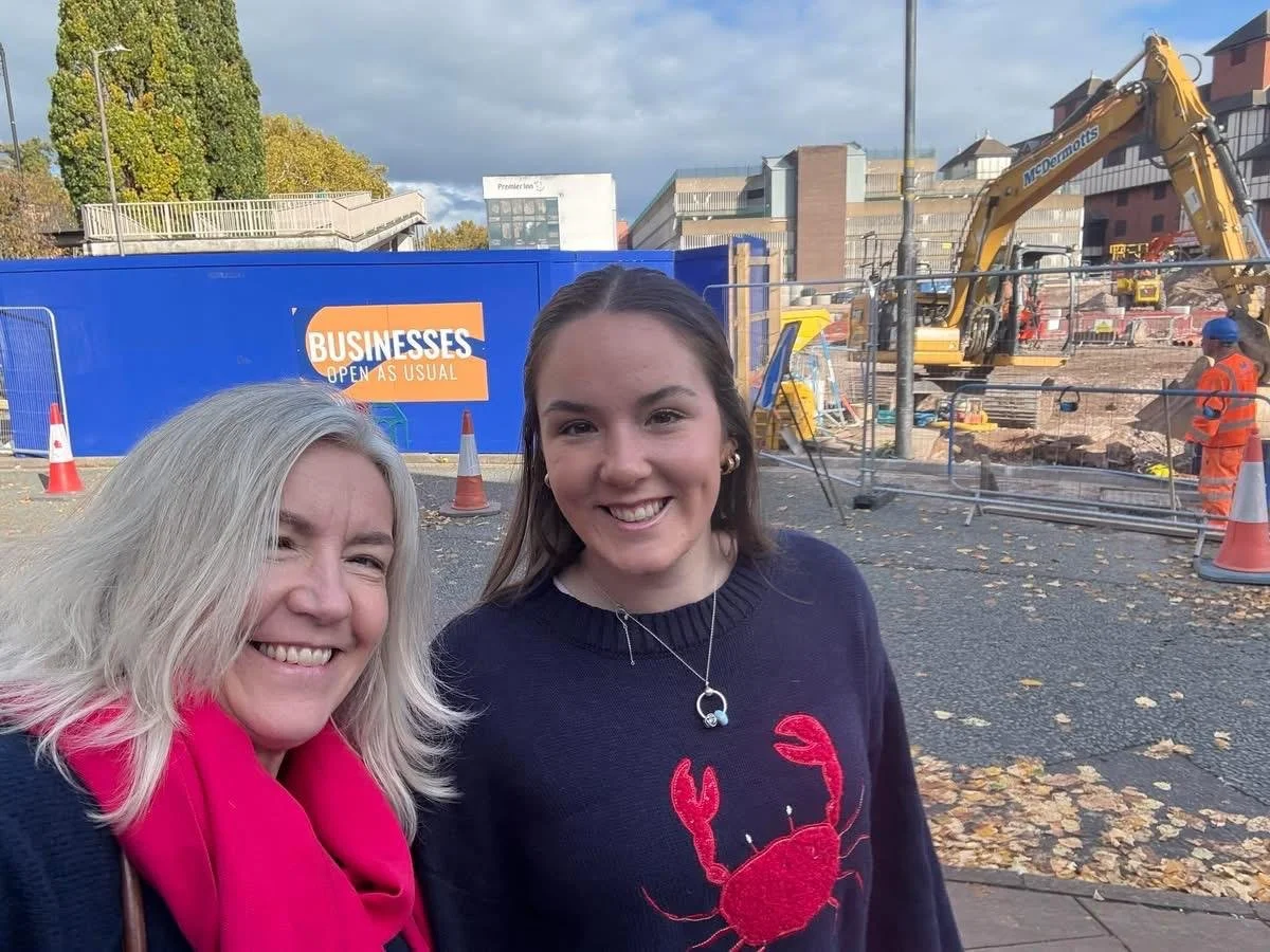 Behind the scenes … 