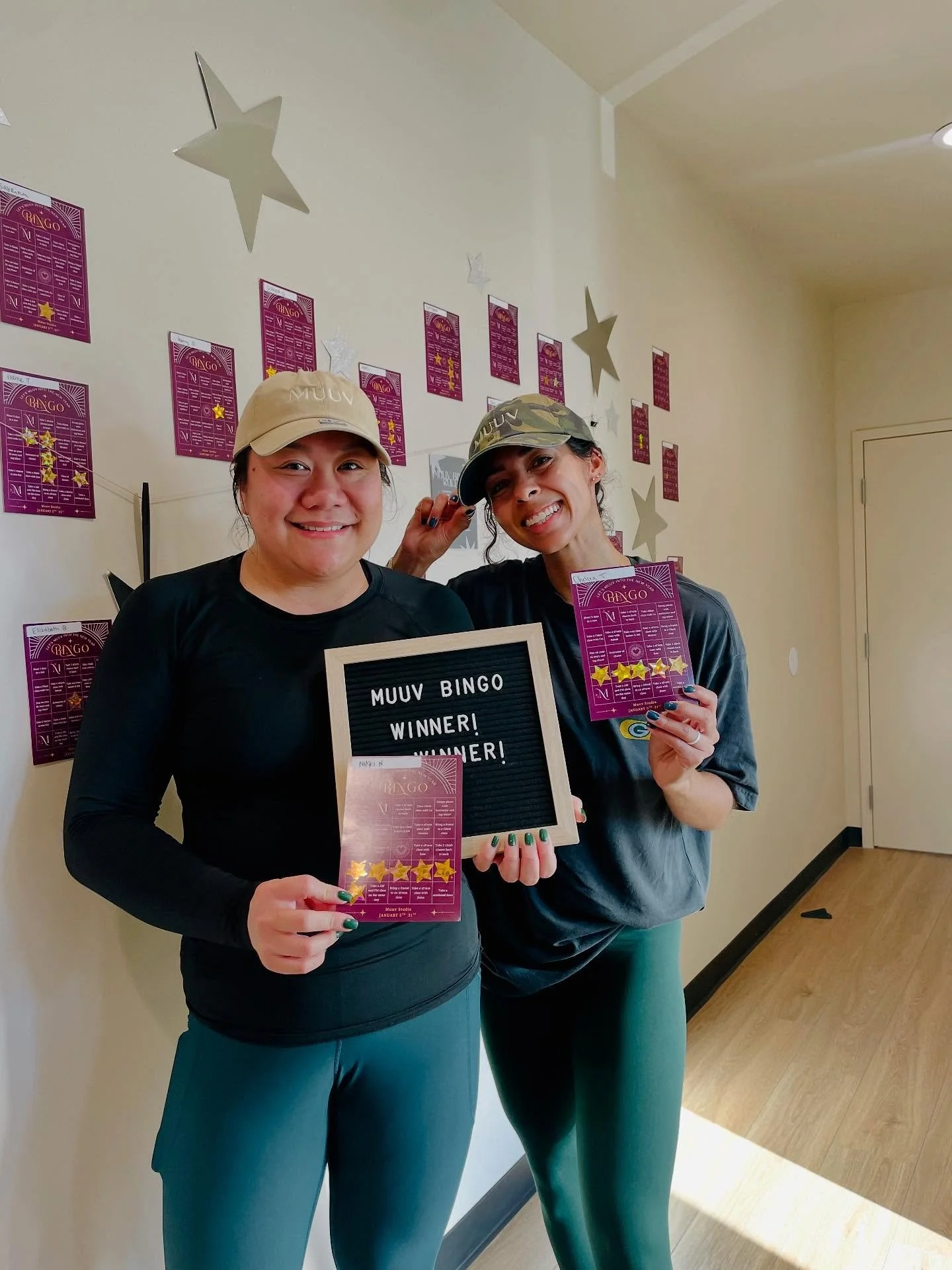 WE HAVE OUR FIRST 2 BINGO WINNERS! ⭐️🏆

Congrats to Chelsea and Nikki for crushing our Bingo Challenge! Between Xform and Climb classes, these ladies have put in the work, elevated the energy of the studio, and inspired us with their dedication. We&