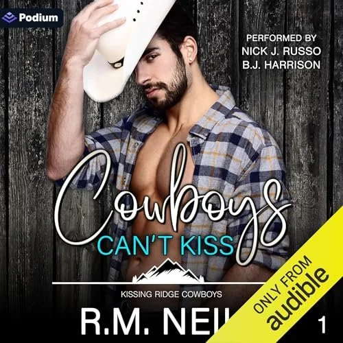 I'm so excited for Kissing Ridge Cowboys to be produced in audio!

Book one, Cowboys Can't Kiss, is up for preorder and releases September 23. 

I can't wait to hear Jackson and Riley come to life in this swoon fest!

Find it here: https://geni.us/CC