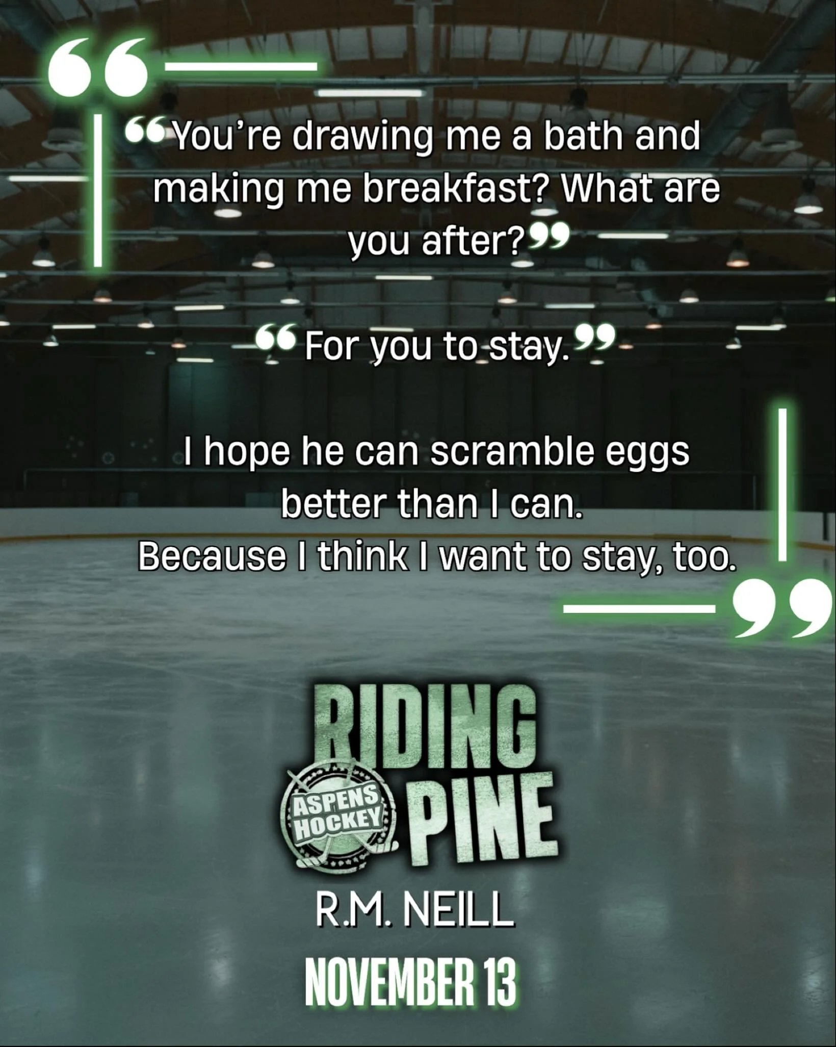 Sometimes you just meet that one person who gets you.

Lukas gets Ben.

They&rsquo;re both nervous with the &ldquo;feelings&rdquo; simmering, but Lukas jumps first. Ben isn&rsquo;t sure what to do with that .

Riding Pine is a high heat, low angst st