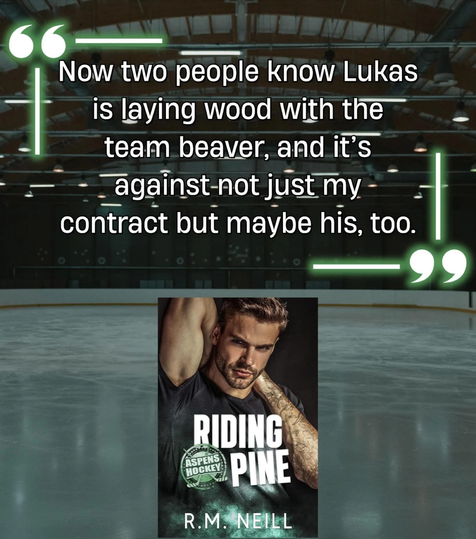 So how does the hockey tough guy and the mascot keep things a secret?

Heh&hellip;they aren&rsquo;t that good at hiding. But they are good at being dirty. 🙈

High heat 
low angst 
laugh out loud
Hockey tough guy and beaver mascot 
Swoon and tenderne