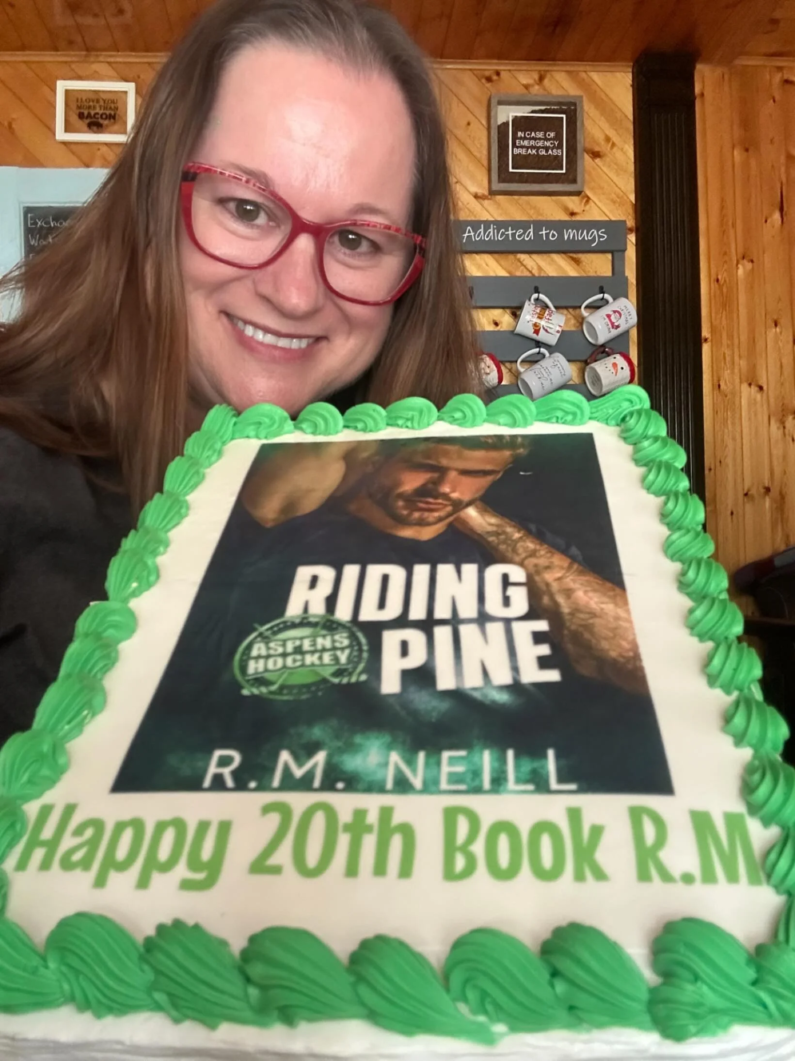 Have you met Lukas Pine, yet?

Not only is Riding Pine now available, I had it turned into a cake to celebrate! 

Lukas Pine tastes pretty good.😉

Have you read this low angst, high spice, super sexy book yet? 

#mmreads #mmauthorsofinstagram #rmnei