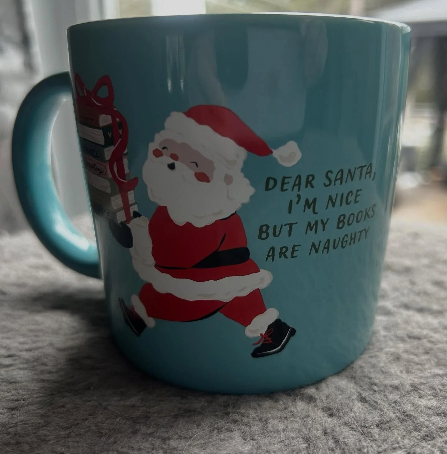 You know your book shelf is the same as mine. 

Is Riding Pine on yours?

It&rsquo;s my naughtiest book yet. Santa has me on the nice list though, because Riding Pine brings joy to your entire body. 😈 

Yeah, I said it. 

It&rsquo;s on KU. Go check 