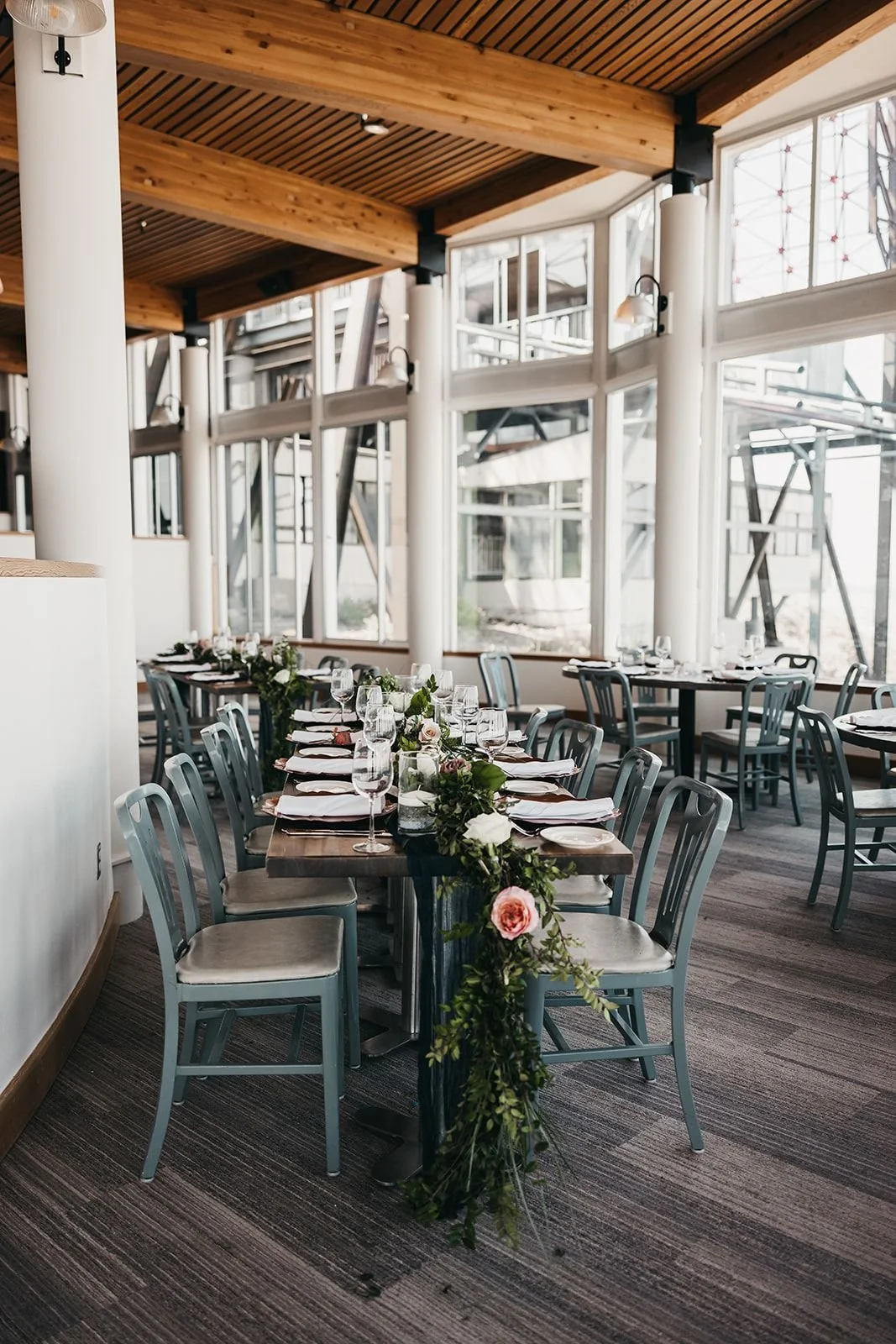 Love looks different in Lake Tahoe.

It looks like snow-dusted peaks behind your vows. 
It sounds like champagne glasses clinking under caf&eacute; lights. 
It feels like candlelight reflecting off the lake as the sun sets.

To the newly engaged. 
To