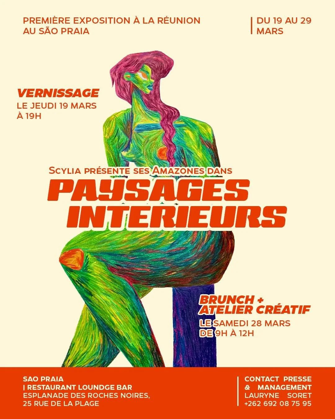 Tr&egrave;s heureuse d&rsquo;annoncer ma premi&egrave;re exposition sur mon &icirc;le &agrave; La R&eacute;union au @saopraia_reunionisland ! 

10 ans apr&egrave;s &ecirc;tre partie m&rsquo;installer en hexagone pour poursuivre des &eacute;tudes d&rs
