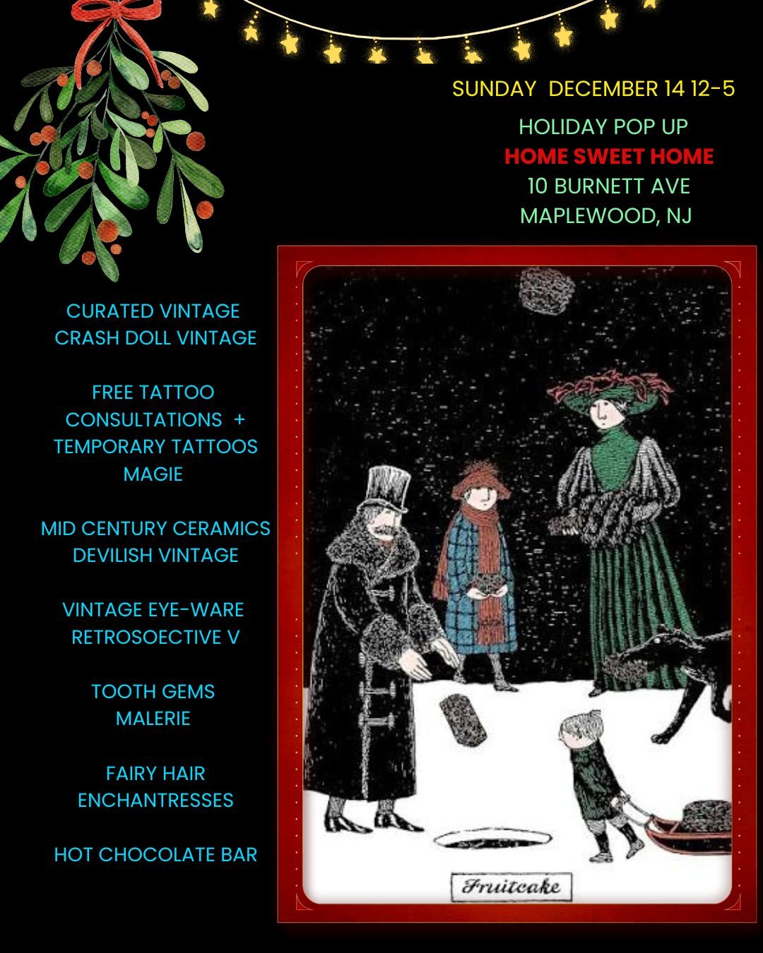 HOLIDAY POP UP AT HOME SWEET HOME