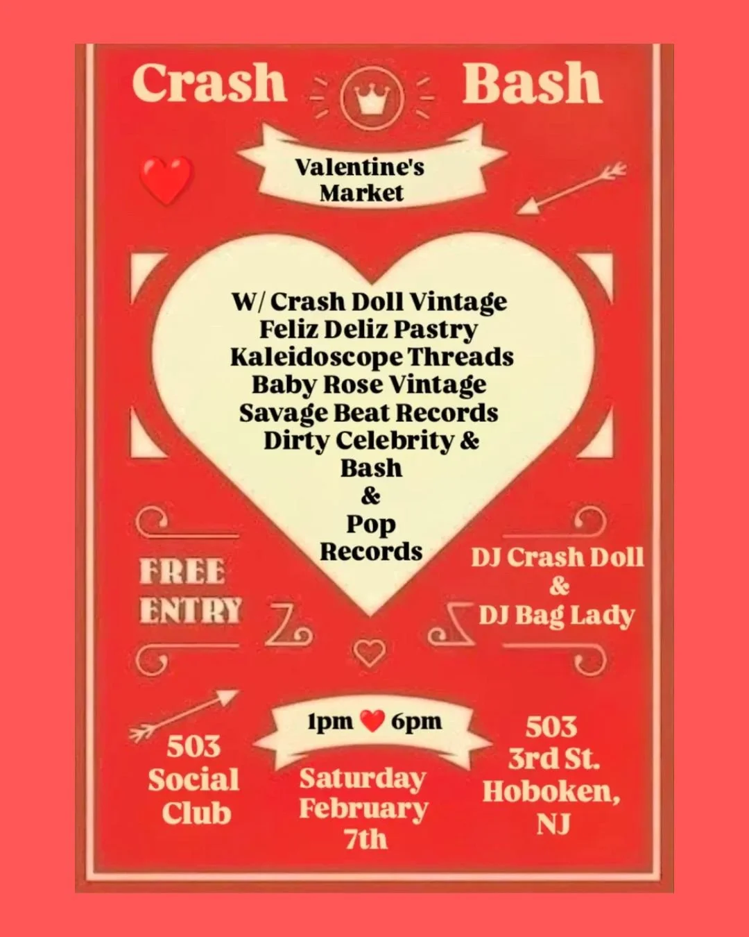 Crash x Bash Valentine's Day Market