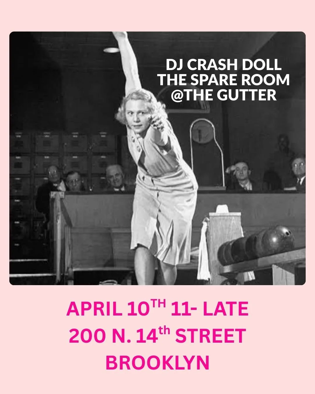 DJ CRASH DOLL AT THE GUTTER