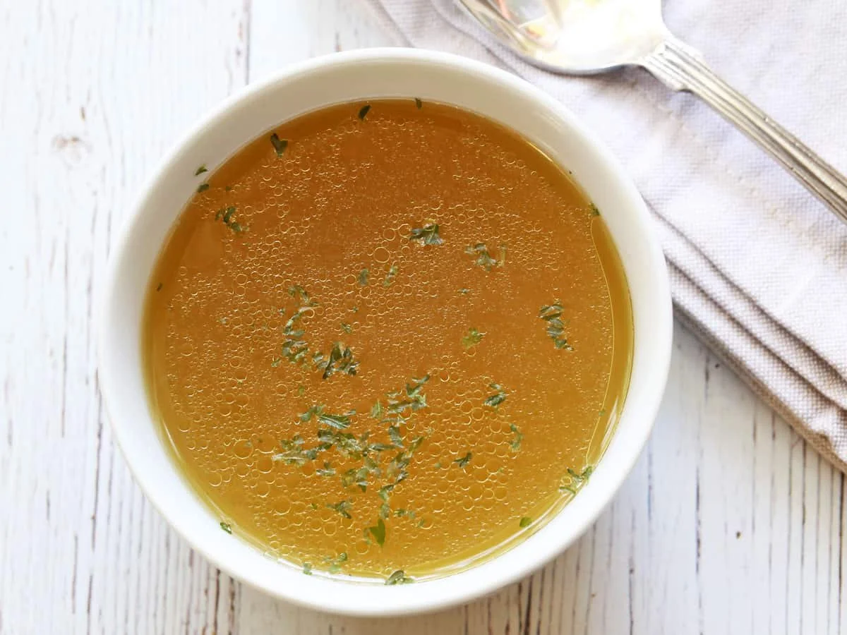 Chicken Broth (Long Simmered, Warm)