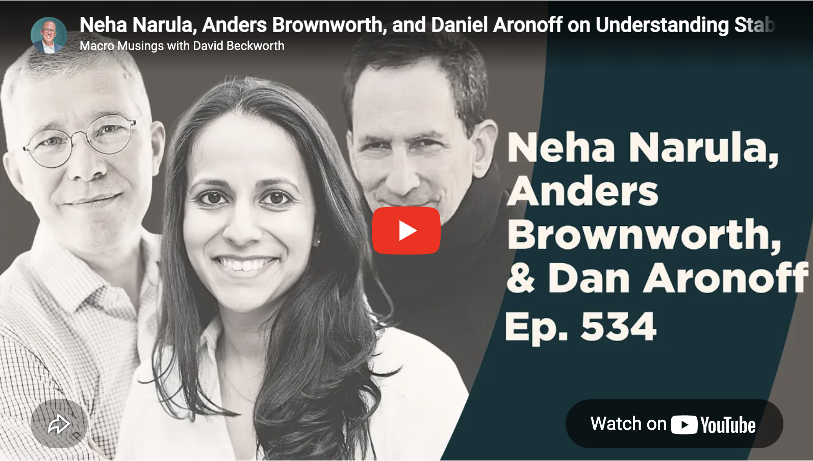 DCI appearance on podcast episode, speak about stablecoins