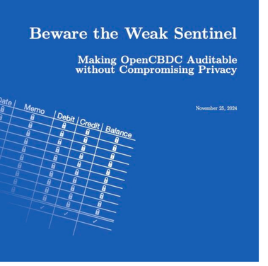 Beware the Weak Sentinel: Making OpenCBDC Auditable without Compromising Privacy
