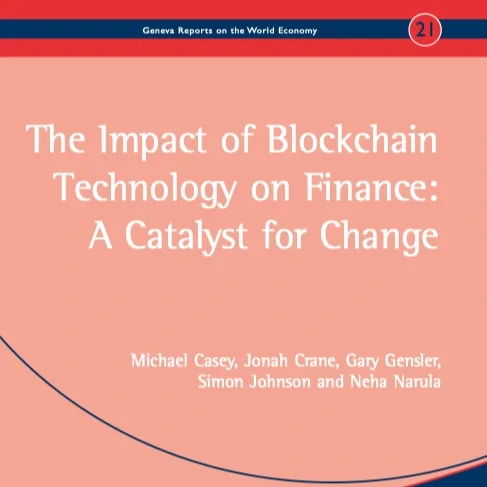 The Impact of Blockchain Technology on Finance: A Catalyst for Change