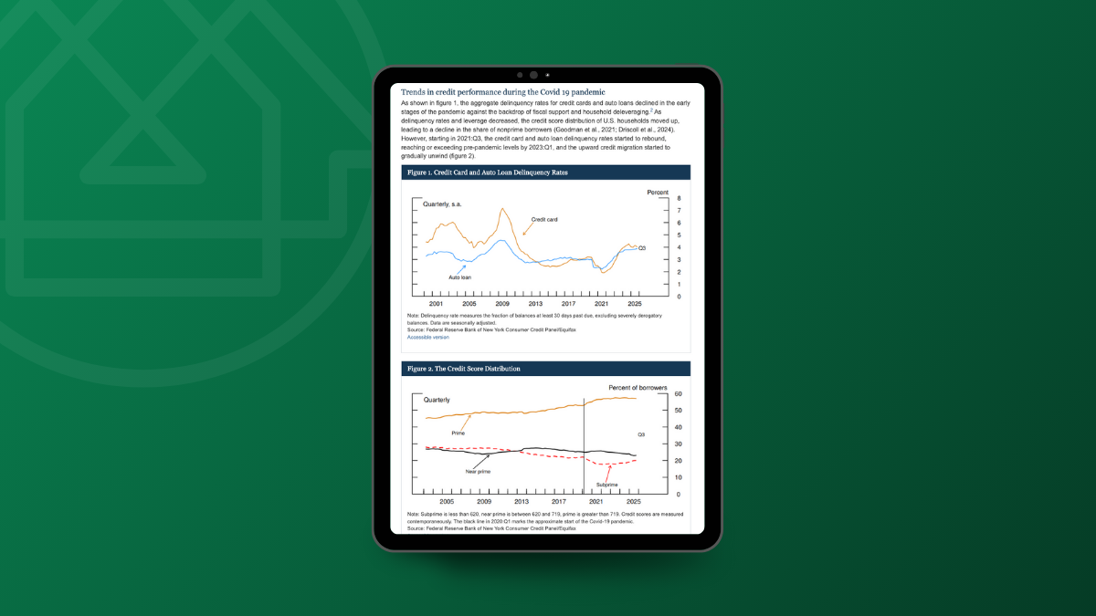 Federal Reserve Board: Recent Dynamics of Consumer Delinquency Rates