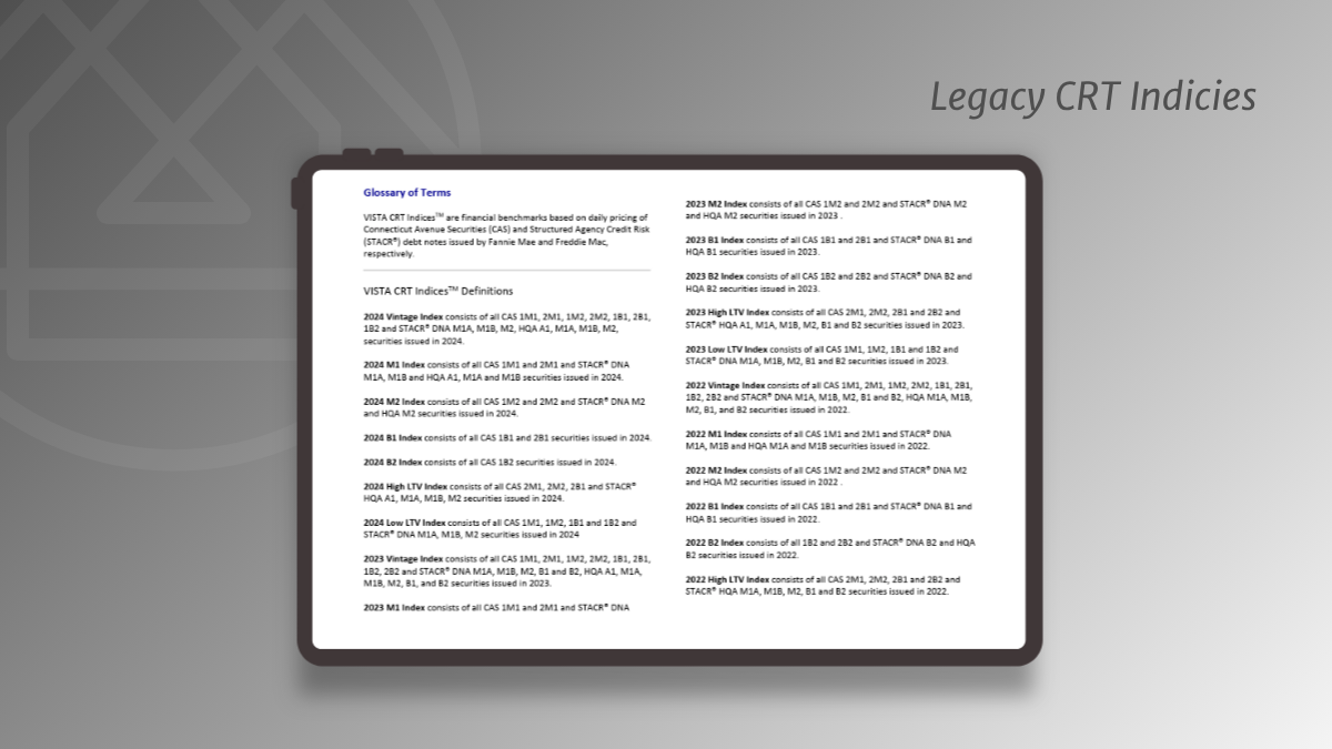 Glossary of Terms (Legacy CRT)