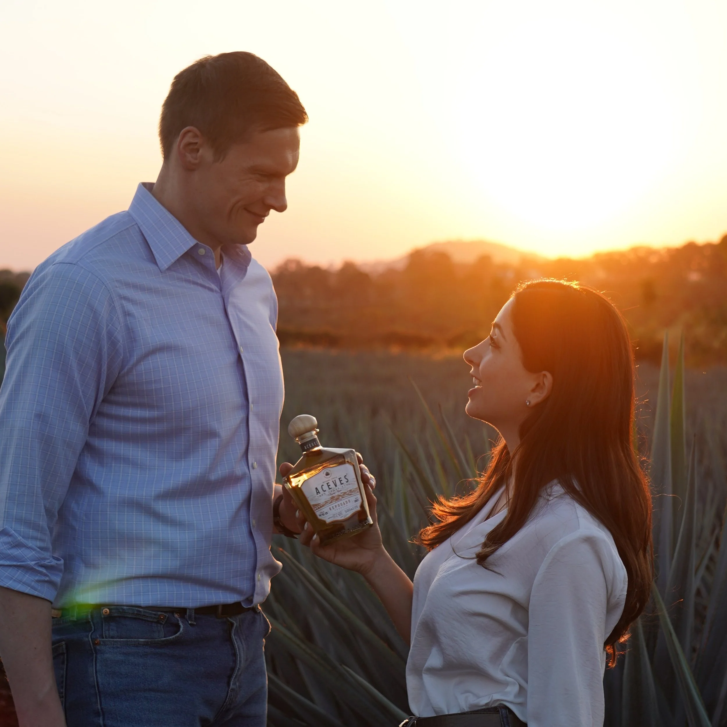 After more than five years of dedication, refinement, and care, we are proud to finally share Tequila ACEVES; our high-quality, premium reposado.

What began as a passion project on our wedding day has grown into something deeply personal: a tequila 